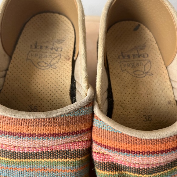 Vegan Striped clogs - Picture 2 of 4